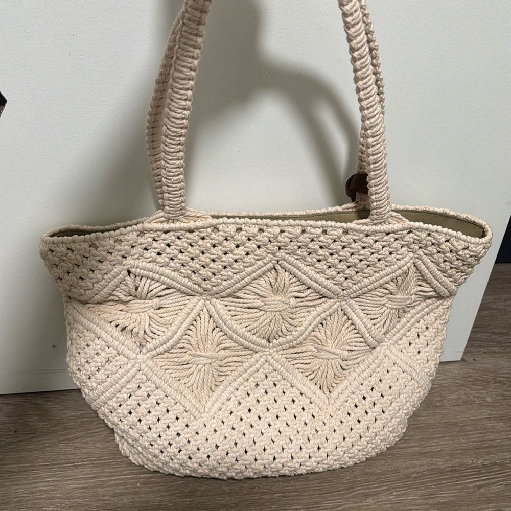 Woven boho bag